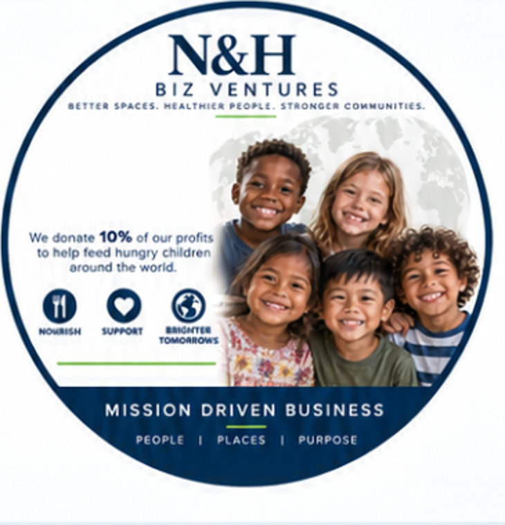 N&H Biz Ventures mission sticker